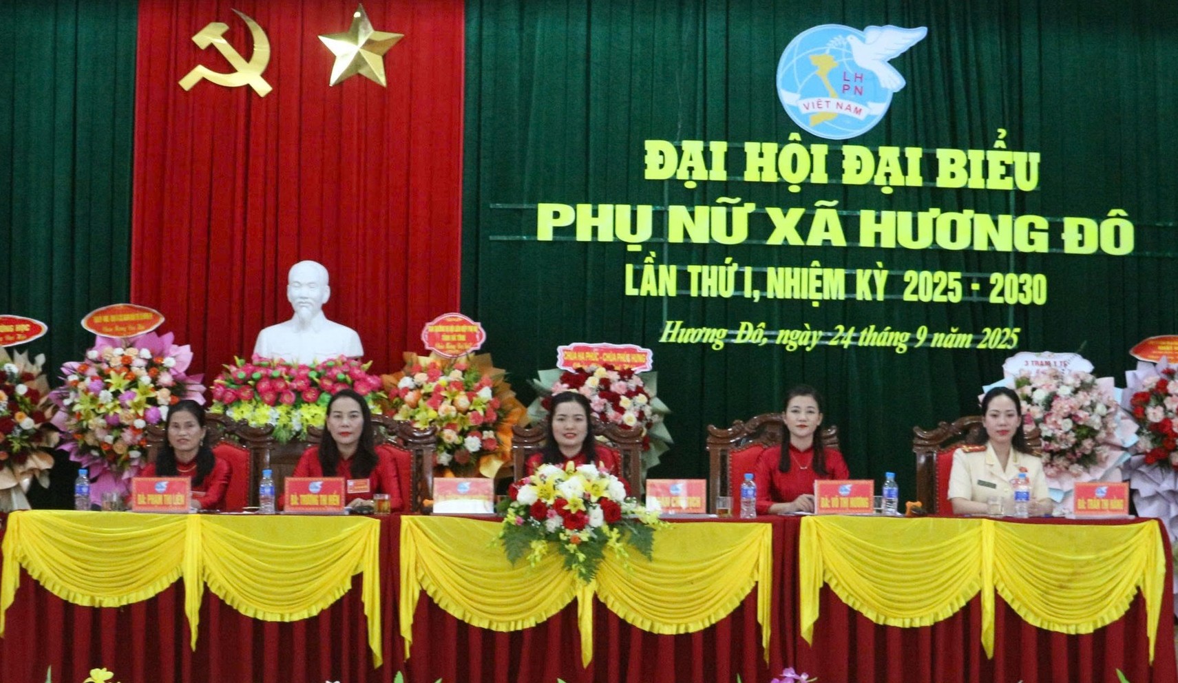 Đại hội Đại biểu Phụ nữ xã Hương Đô, nhiệm kỳ 2025 - 2030 thành công tốt đẹp