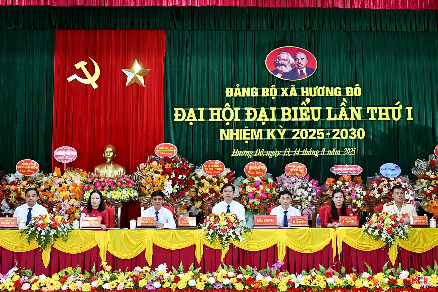 Tổ chức thành công Đại hội đại biểu Đảng bộ xã Hương Đô lần thứ I, nhiệm kỳ 2025 - 2030