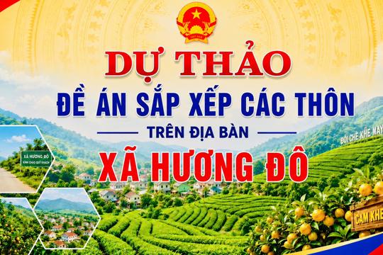 Dự thảo Đề án sắp xếp các thôn trên địa bàn xã Hương Đô