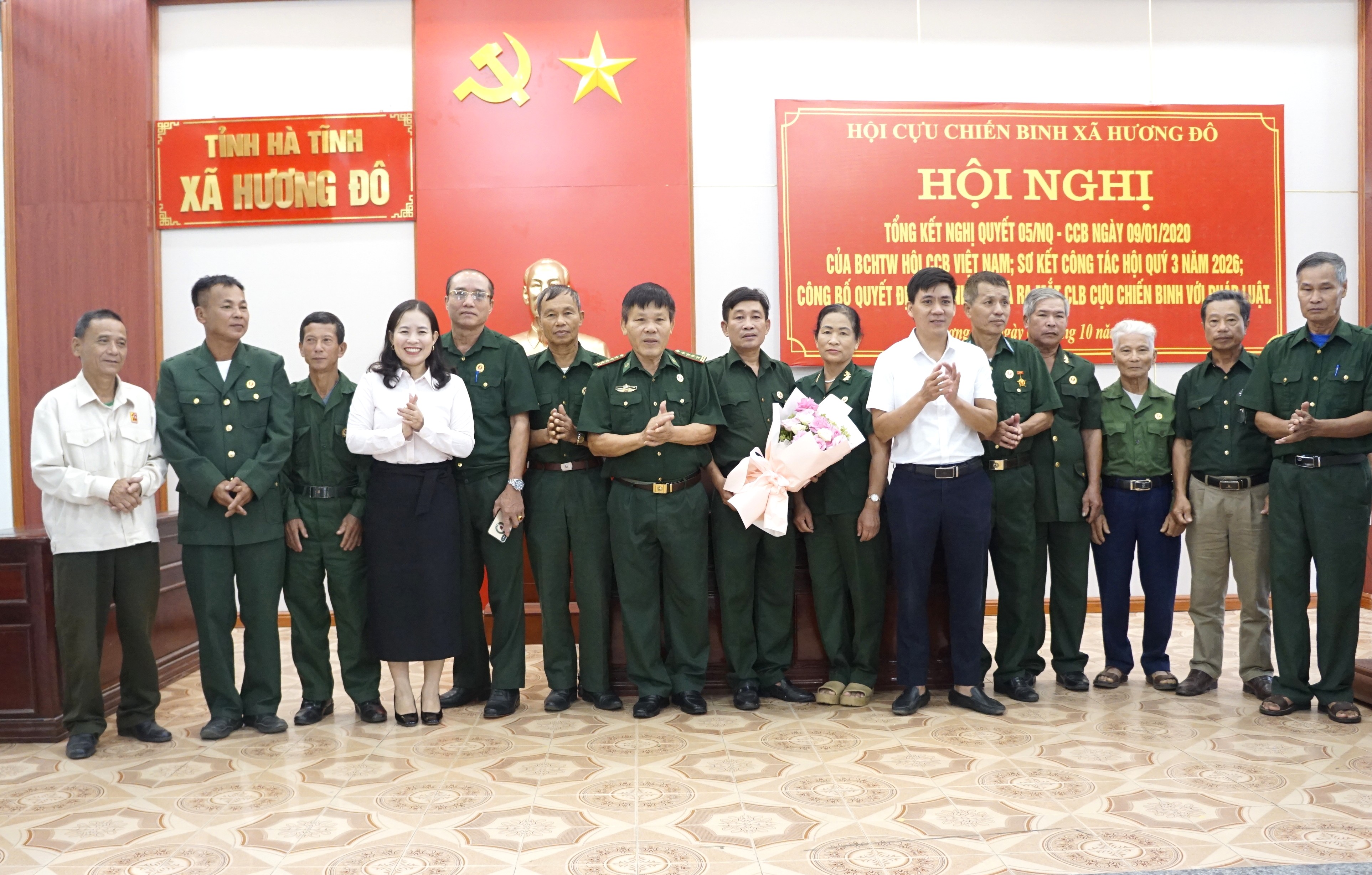 Hội Cựu chiến binh xã Hương Đô tổ chức hội nghị tổng kết thực hiện Nghị quyết số 05, sơ kết công tác Hội quý III năm 2026 và ra mắt Câu lạc bộ “Cựu chiến binh với pháp luật”