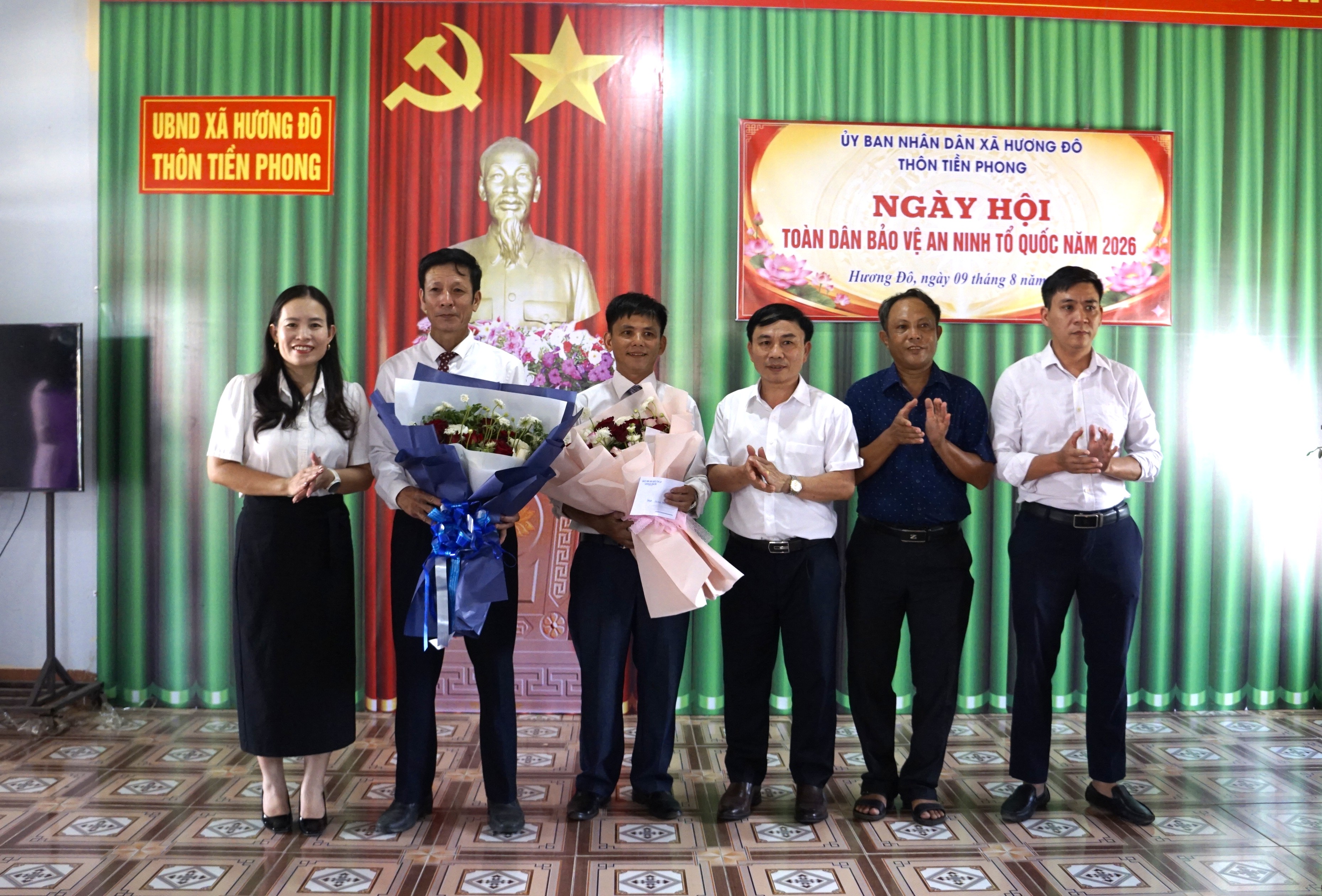 Thôn Tiền Phong tổ chức Đại hội điểm “Ngày hội toàn dân bảo vệ an ninh Tổ quốc” năm 2026
