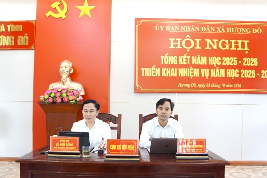 Hương Đô tổ chức hội nghị tổng kết năm học 2025 – 2026, triển khai nhiệm vụ năm học 2026 – 2027