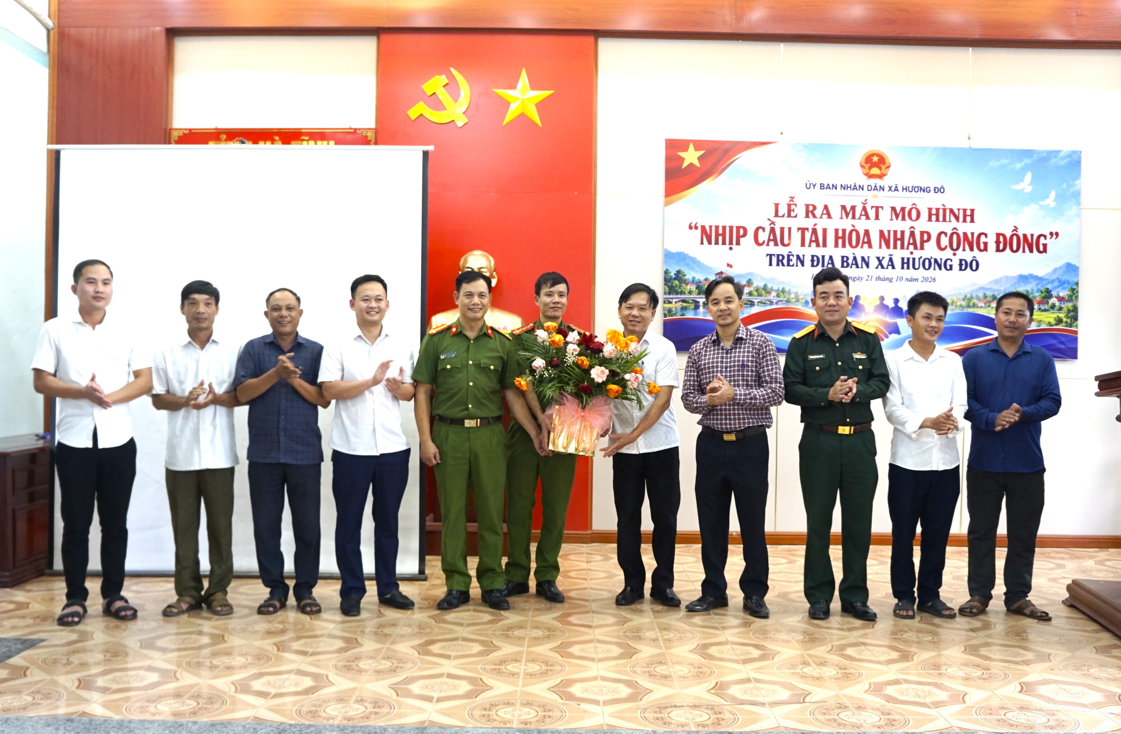 Xã Hương Đô ra mắt mô hình “Nhịp cầu tái hòa nhập cộng đồng”