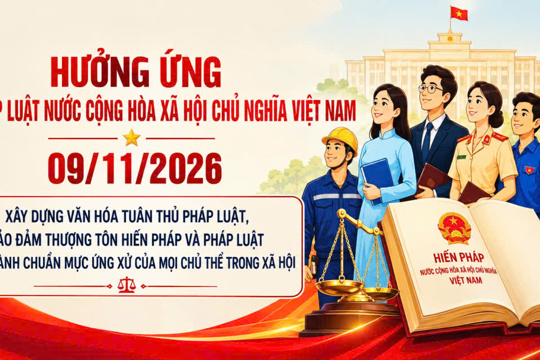Hưởng ứng Ngày Pháp luật nước Cộng hòa xã hội chủ nghĩa Việt Nam 