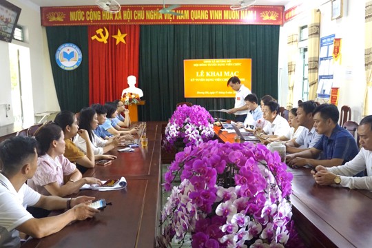 Xã Hương Đô khai mạc kỳ thi tuyển viên chức Trung tâm Dịch vụ tổng hợp năm 2026