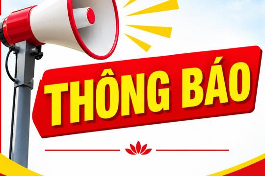 Thông báo tháng 9 năm 2026 Về việc công khai đường dây nóng tiếp nhận thông tin kiến nghị, phản ánh về lạm thu, tổ chức dạy thêm, học thêm không đúng quy định trên địa bàn xã Hương Đô