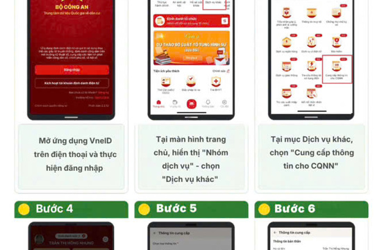 Tích hợp giấy khai sinh trên ứng dụng VNeID – thuận tiện, nhanh chóng cho người dân