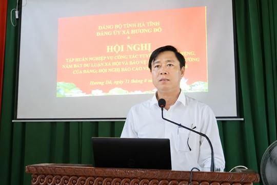 Hương Đô tập huấn nghiệp vụ công tác bảo vệ nền tảng tư tưởng của Đảng năm 2026