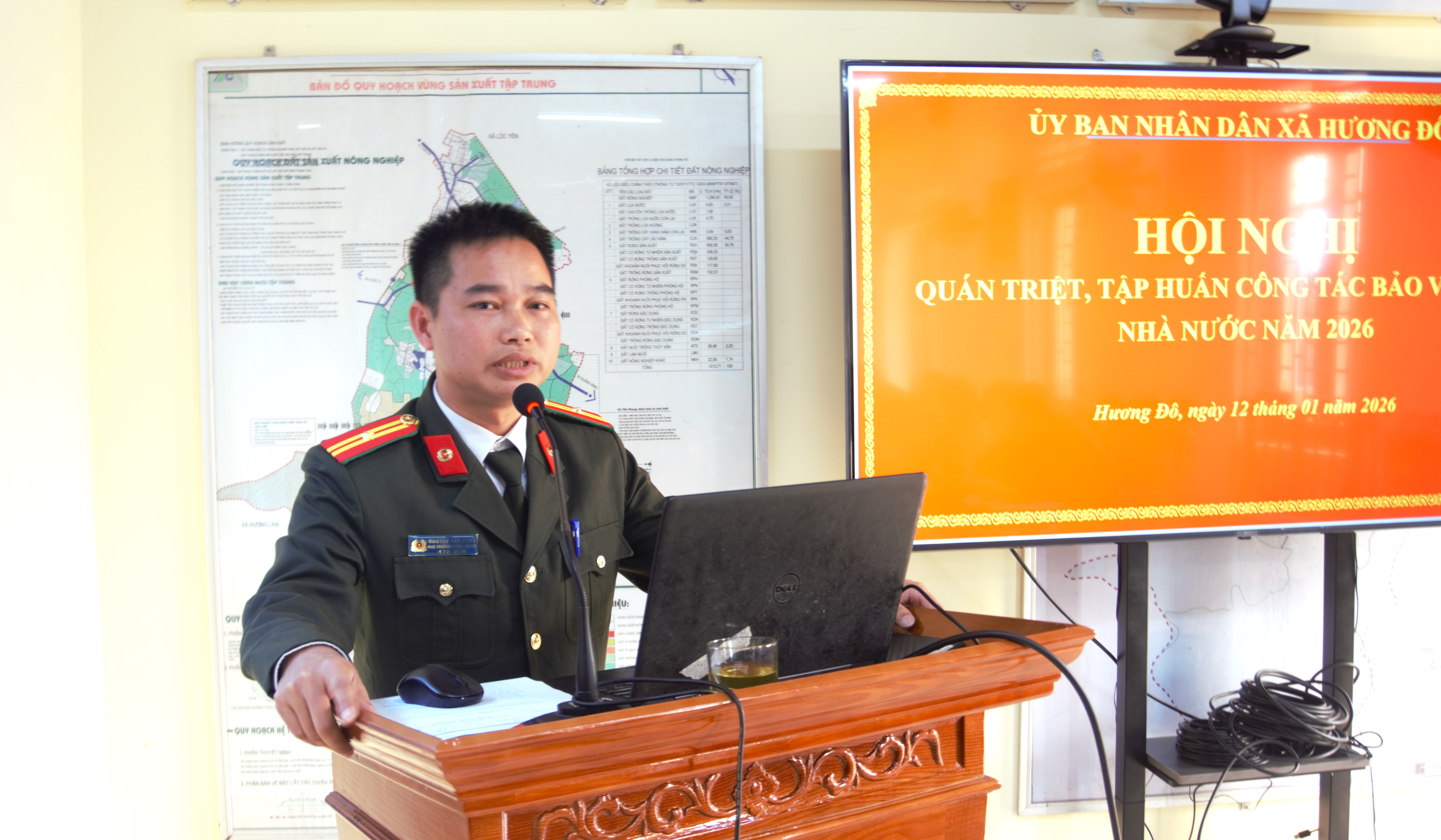 UBND xã Hương Đô tổ chức tập huấn công tác bảo vệ bí mật nhà nước